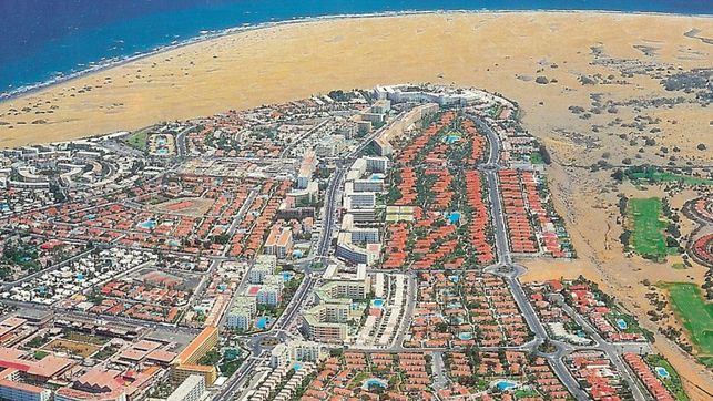 Vista aÃ©ra Maspalomas Costa Canaria